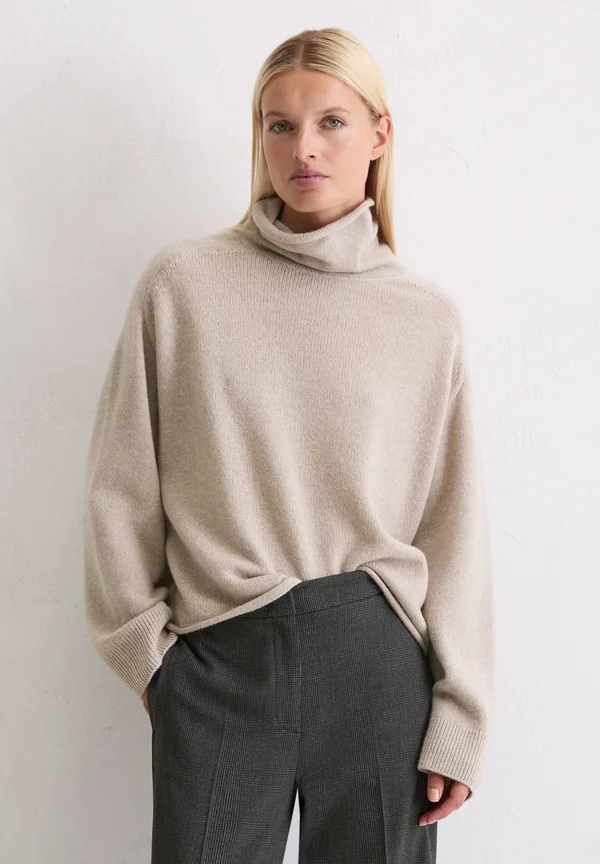 LONGSLEEVE - Strickpullover - chalky mauve melange