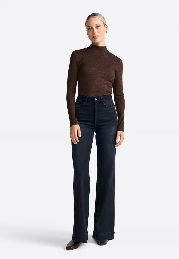 LONGSLEEVE - Strickpullover - dark chocolate