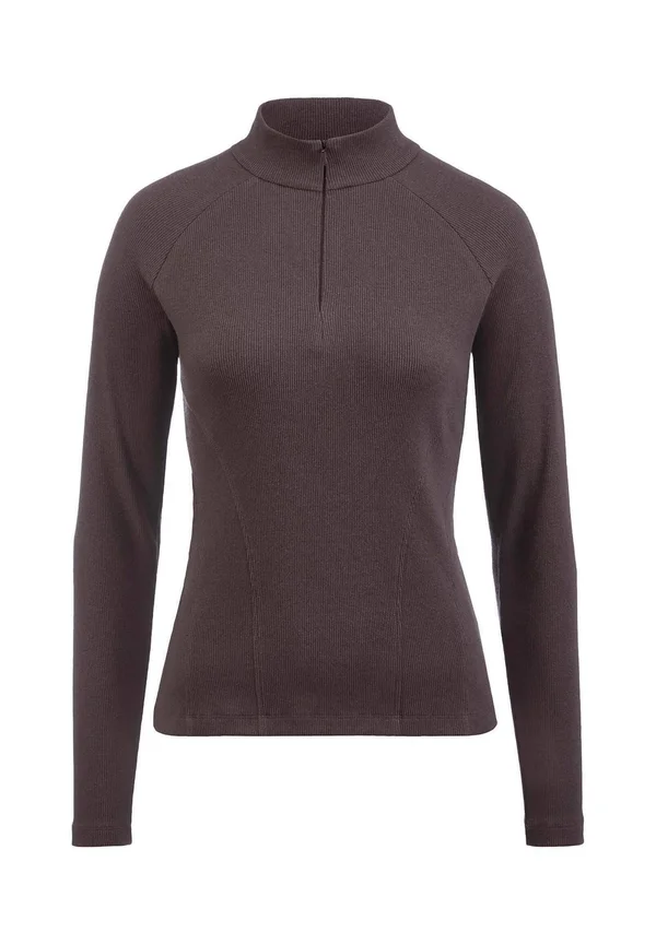 LONGSLEEVE - Strickpullover - dunkles mauve