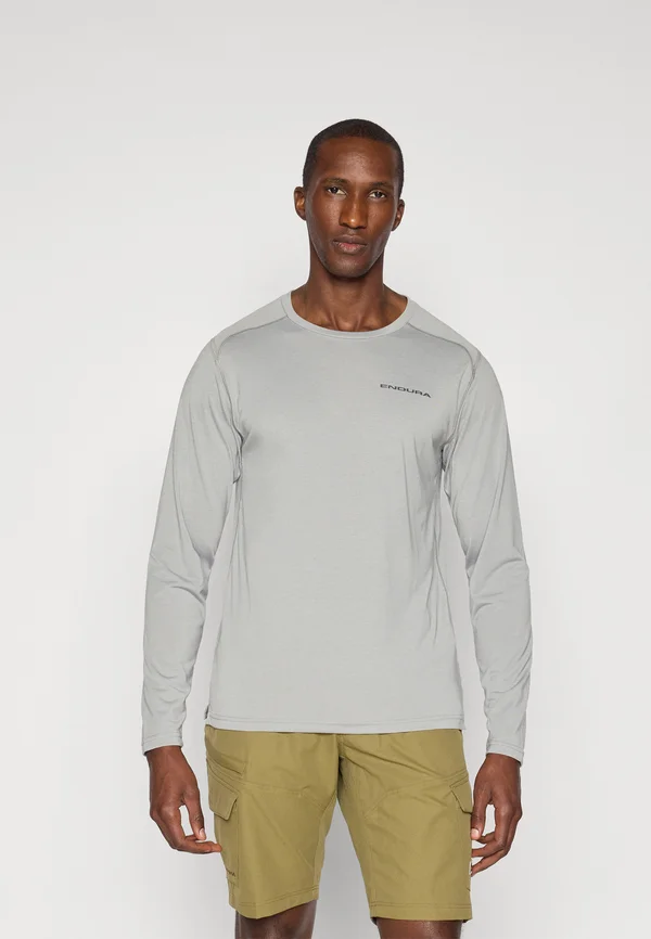 LOOP TECH TEE - Langarmshirt - eintöniges grau