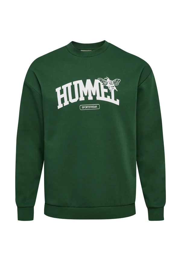 LOOSE CREWNECK UNIVERSITY BEE - Sweatshirt - dark green