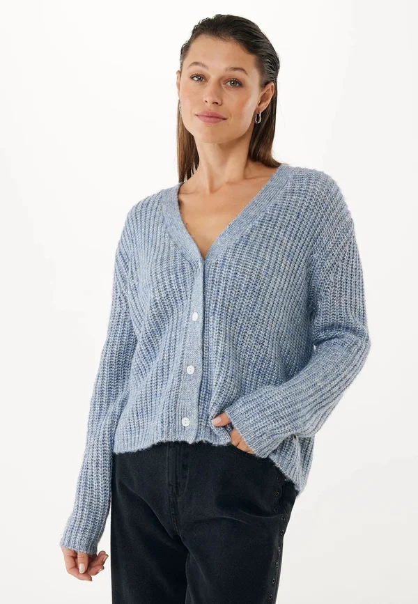 LOOSE FIT  - Strickjacke - pastel turquoise