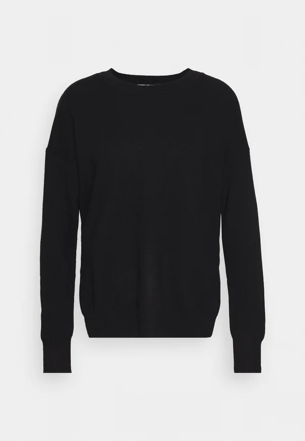 LOOSE FIT - Strickpullover - black