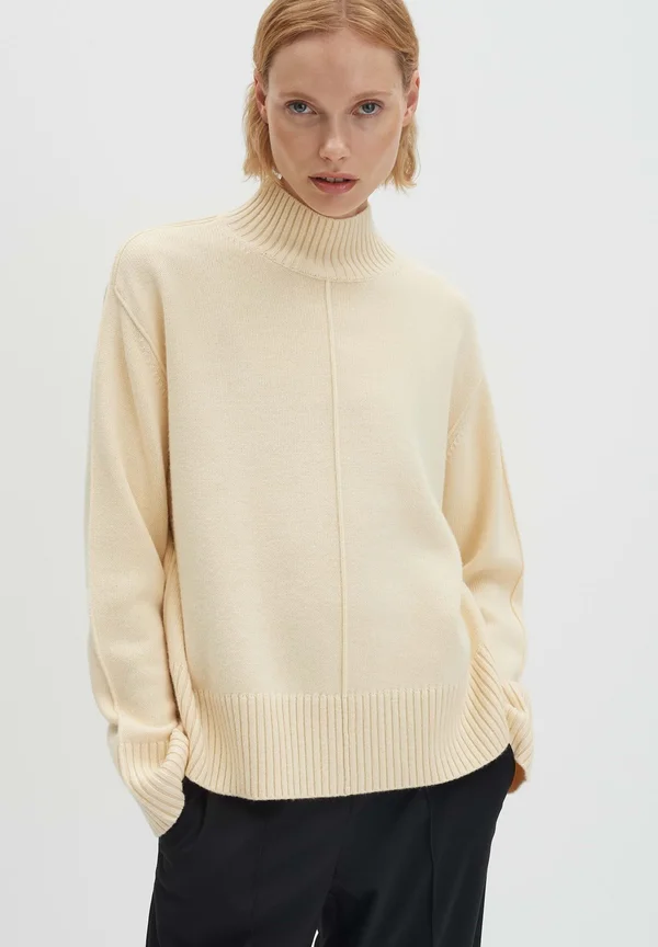 LOOSE FIT - Strickpullover - buttercream