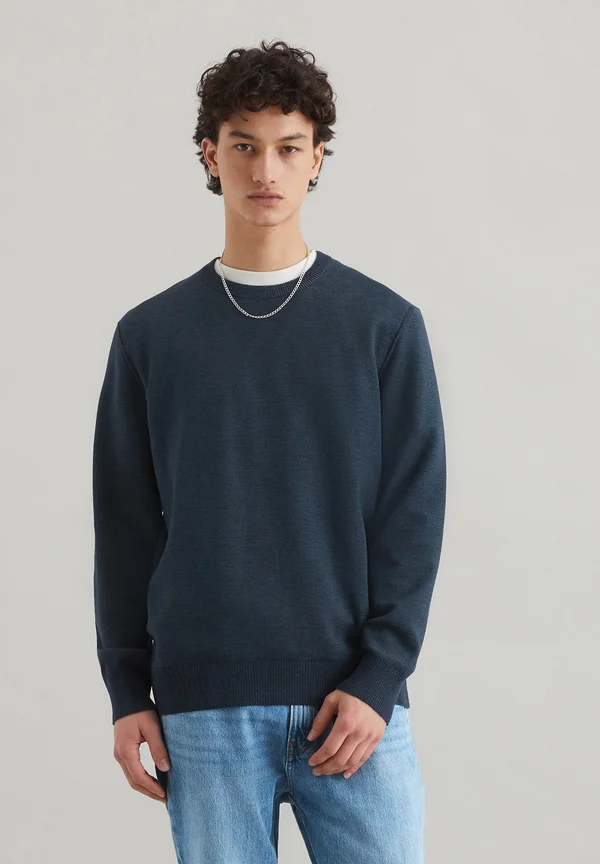 LOOSE IN DOUBLE-FACE-QUALITÄT - Strickpullover - true navy