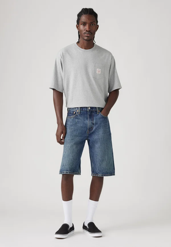 LOOSE - Jeans Shorts - indigo heartbreak