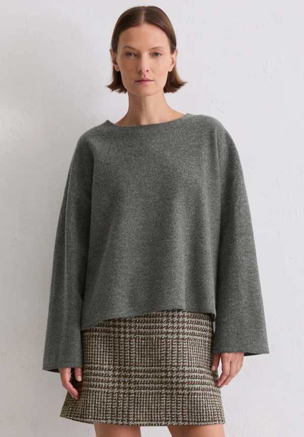 LOOSE  - Strickpullover - rocky grey melange