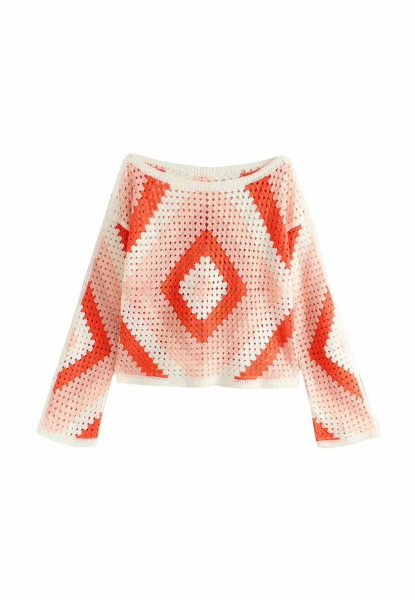 LOOSEFIT - LONG SLEEVE    - Strickpullover - orange neutral