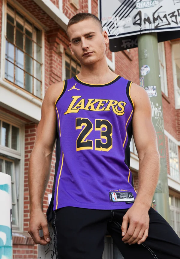 LOS ANGELES LAKERS LEBRON JAMES - NBA-Trikot - field purple