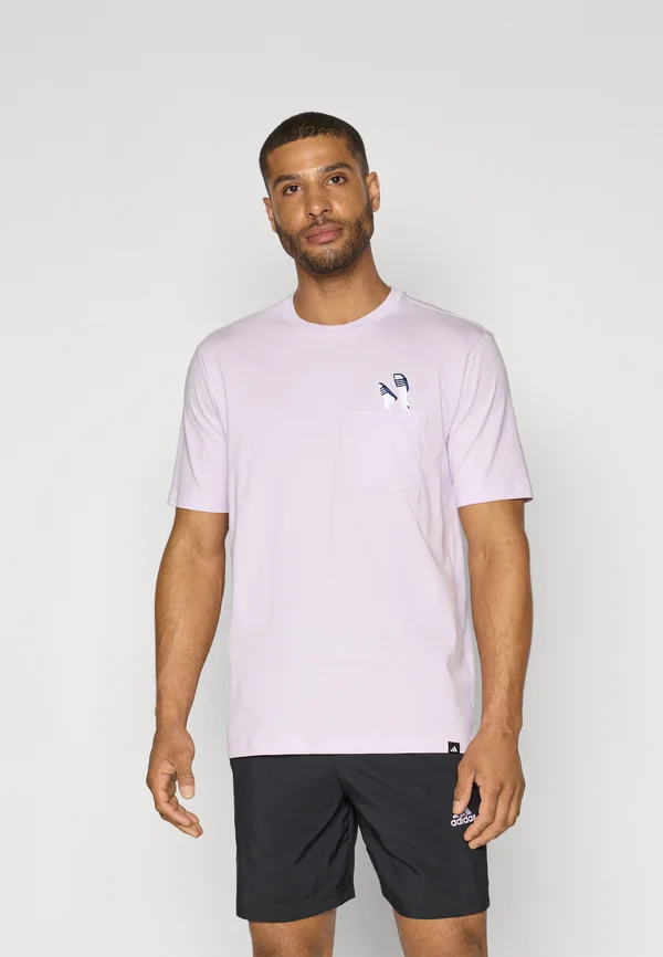 LOUNGE GRAPHIC POCKET - T-Shirt basic - ice lavender