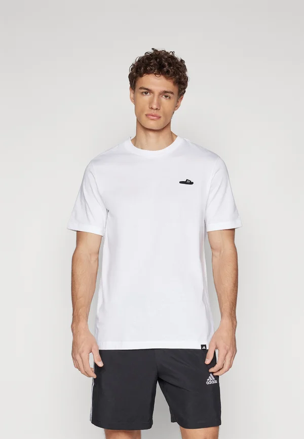 LOUNGE SLIDE GRAPHIC - T-Shirt basic - white