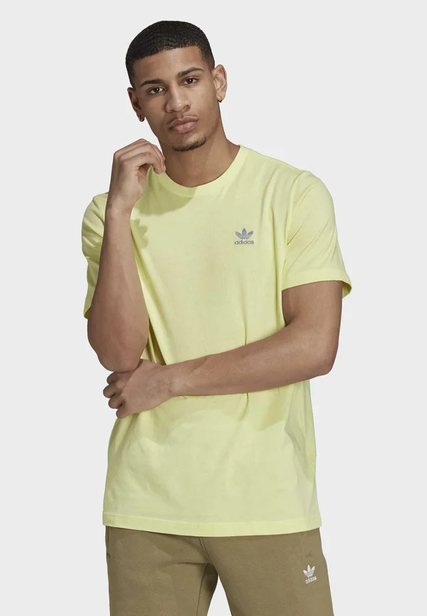 LOUNGEWEAR ADICOLOR ESSENTIALS TREFOIL T-SHIRT - T-Shirt basic - yellow