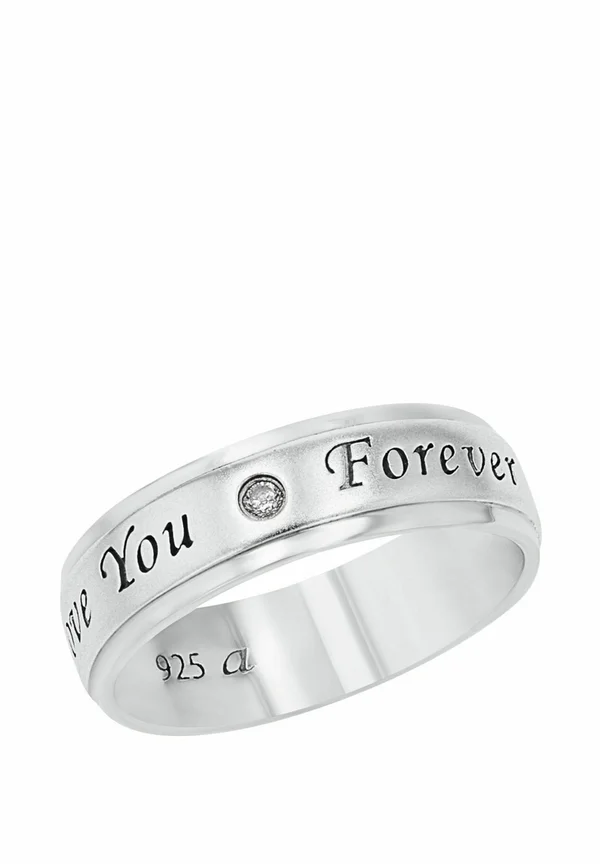 LOVE YOU FOREVER - Ring - silberfarben