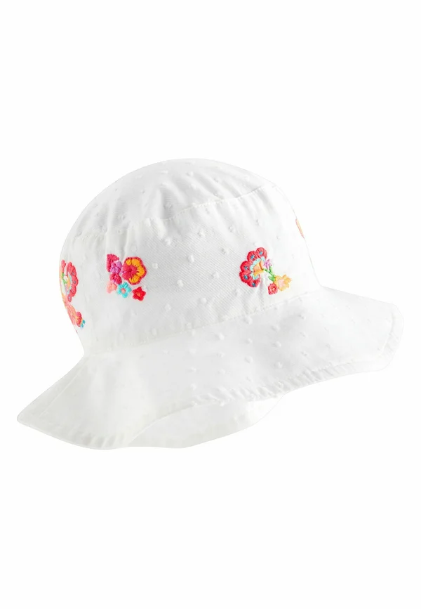 LOW BACK BUCKET - REGULAR FIT - Hut - white embroidered