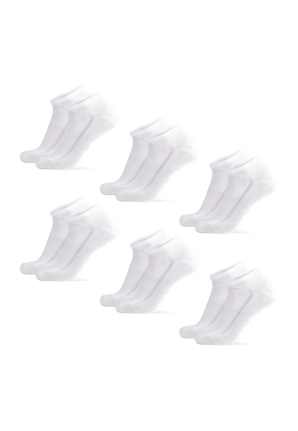 LOW-CUT BAMBOO 6 PACK - Socken - white
