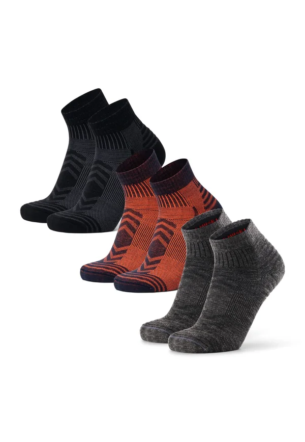 LOW CUT HIKING SOCKS - Sportsocken - mc xnavy orange xblack xdark grey