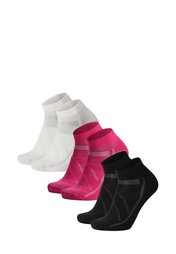 LOW-CUT SOCKS 3-PACK - Sportsocken - mc white pink black