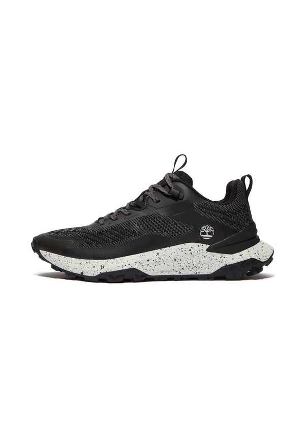 LOW LACE UP  - Sneaker low - black knit