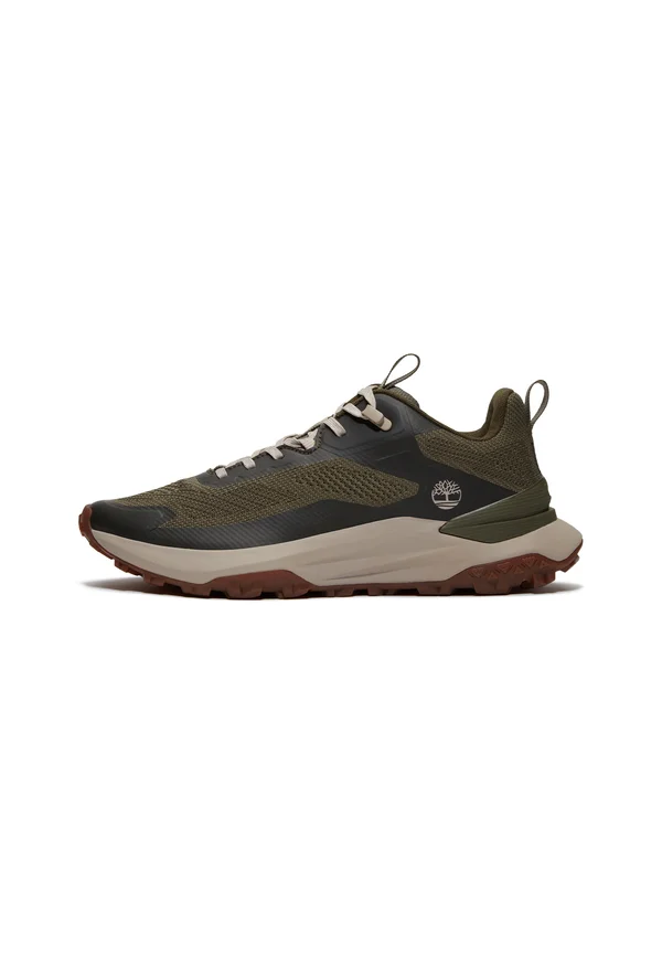 LOW LACE UP  - Sneaker low - dark green knit
