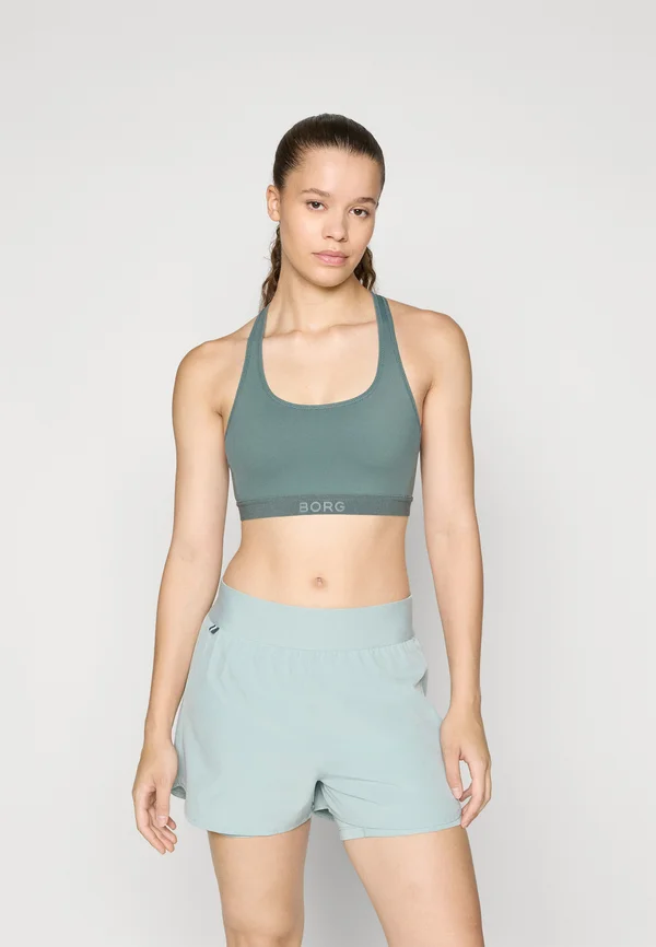 LOW SUPPORT BRA - Sport-BH mit leichter Stützkraft - balsam green