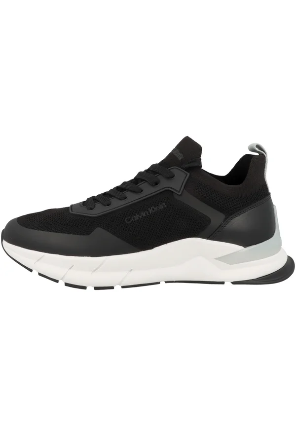 LOW TOP LACE UP MIX  - Sneaker low - black salt bay