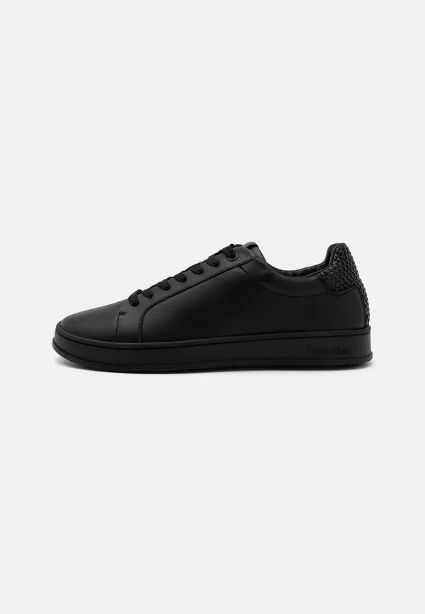 LOW TOP LACE UP WOVEN - Sneaker low - triple black