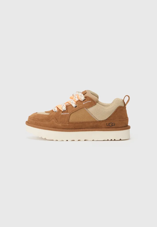 LOWMEL - Sneaker low - chestnut/bright melon