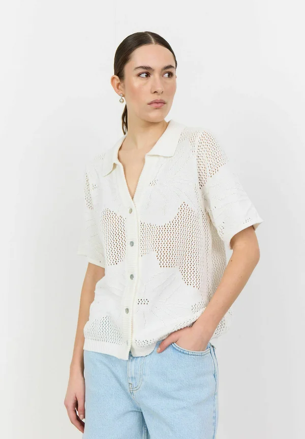 LR-LIAN 1 - Strickjacke - star white