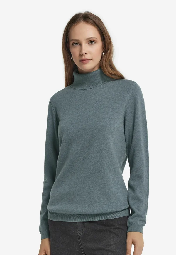 <B>LA MODELLA È ALTA 179 CM E VESTE UNA TAGLIA M - Strickpullover - light blue