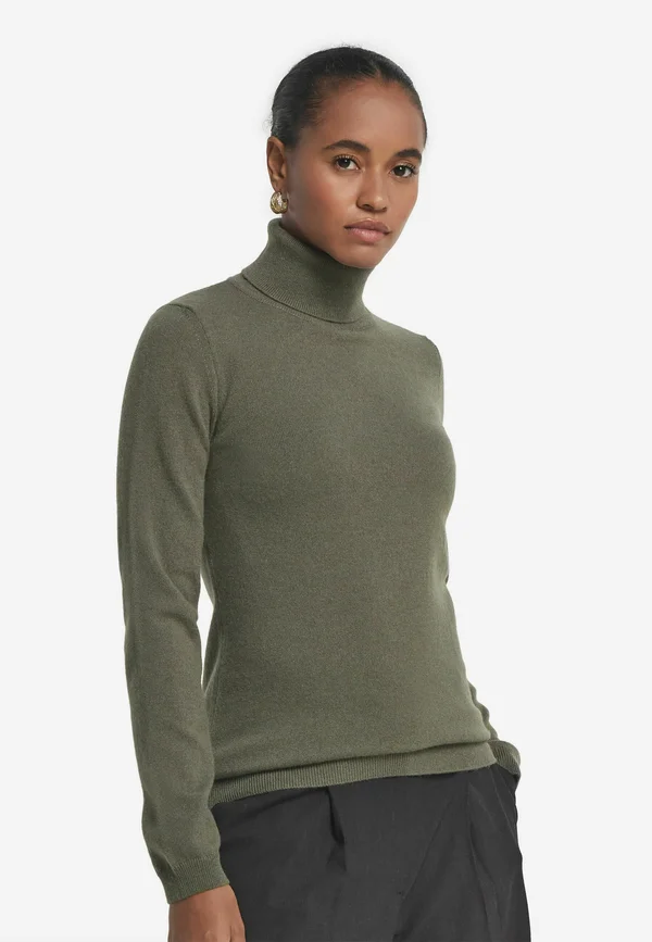 <B>LA MODELLA È ALTA 179 CM E VESTE UNA TAGLIA M - Strickpullover - green