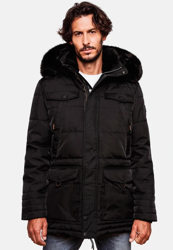 LUAAN - Wintermantel - black