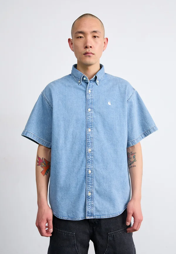 LUCAS SHIRT - Hemd - blue bleached