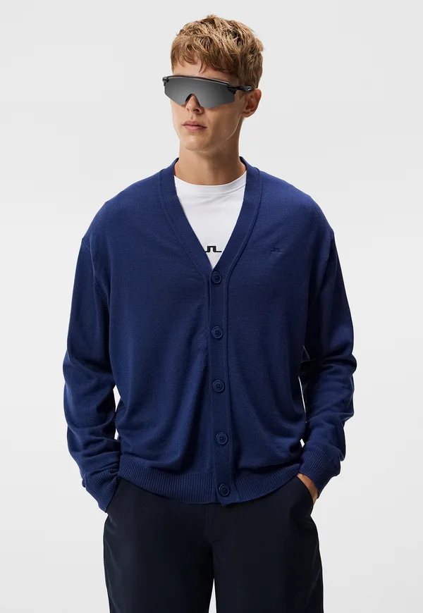 LUCAS - Strickjacke - estate blue