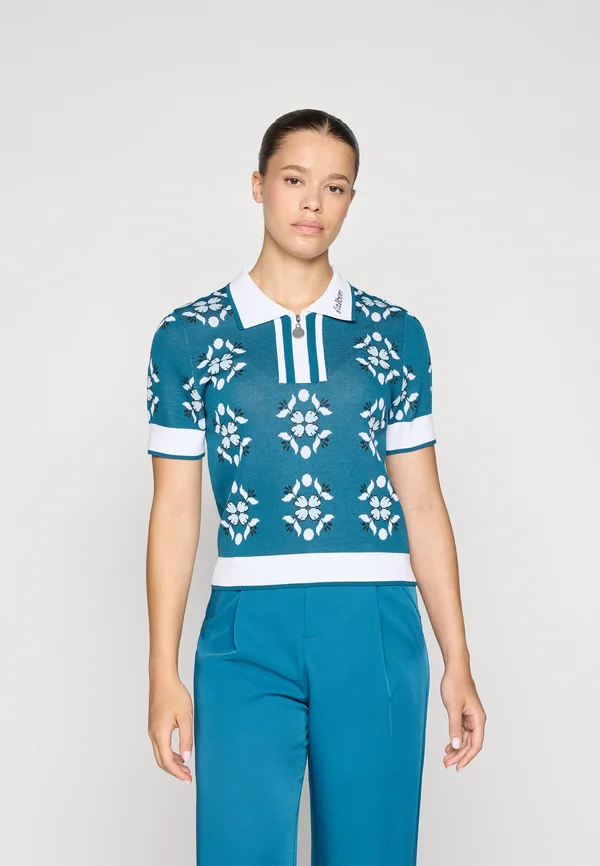 LUCIA QUARTER ZIP  - Poloshirt - ivory