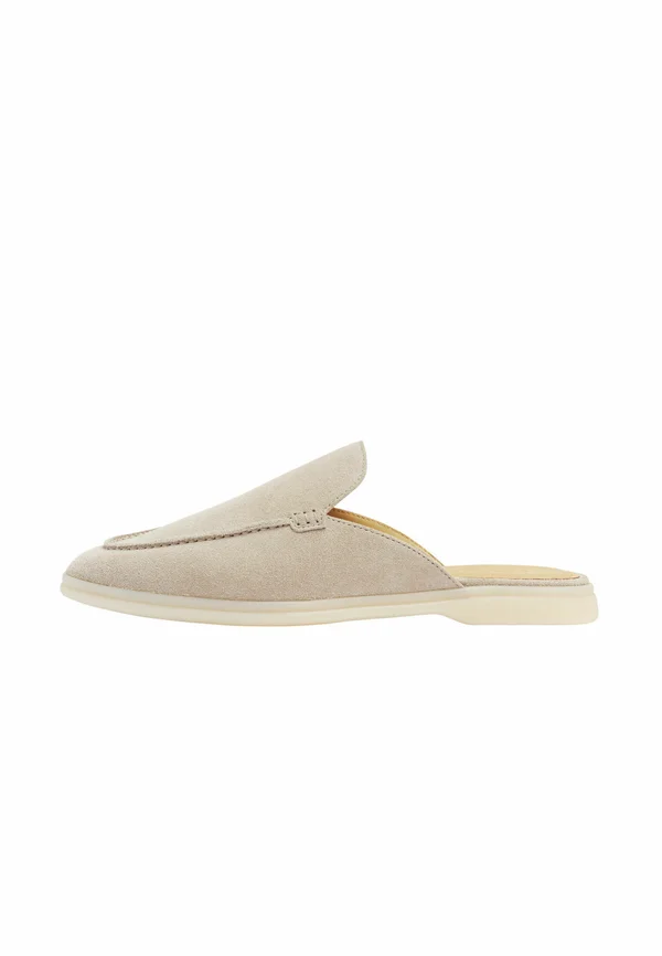 Lucrezio - Pantolette flach - sand - suede