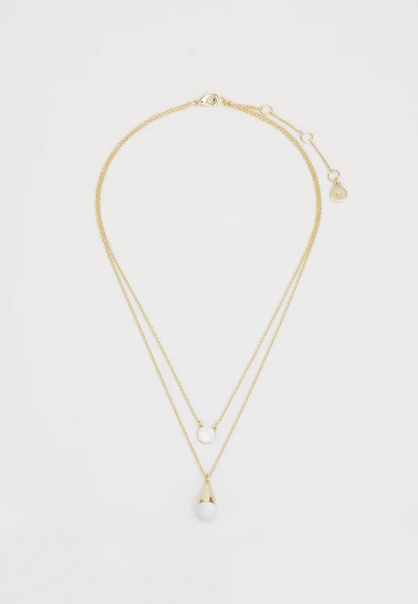 LUCY - Halskette - gold-coloured/white