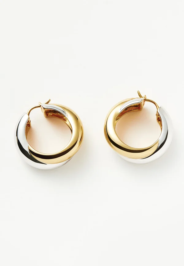LUCY WILLIAMS CHUNKY - Ohrringe - gold-coloured/silver-coloured