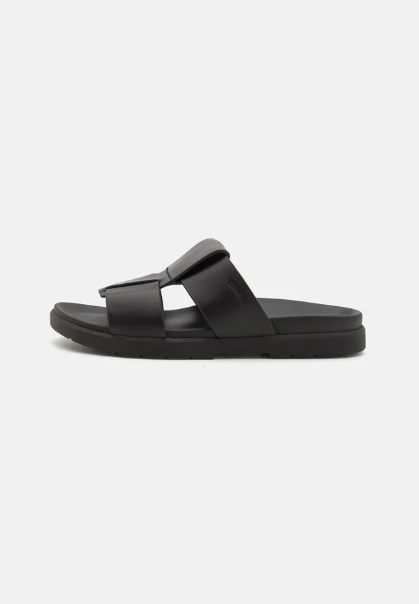 LUG DOUBLE - Pantolette flach - black