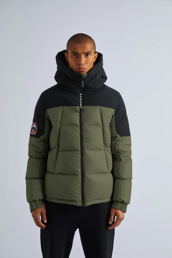 LUNA - Daunenjacke - olive black