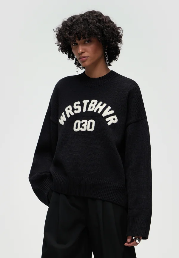 LUNA V2 - Strickpullover - black oyster