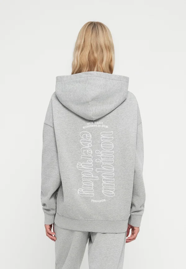 LUNIA OVERSIZED HOODIE - Kapuzenpullover - heather grey