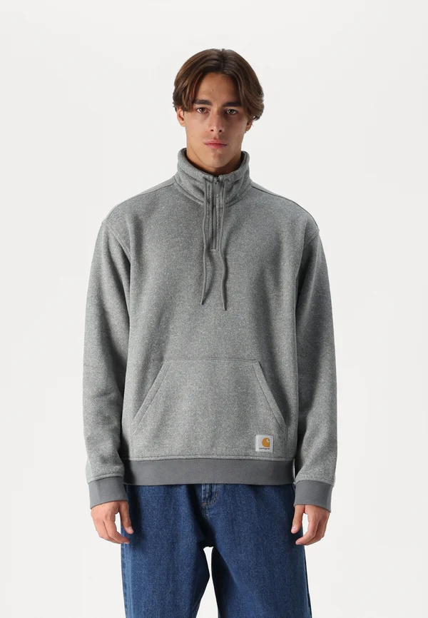 LUTHER HALF ZIP  - Sweatshirt - misty grey