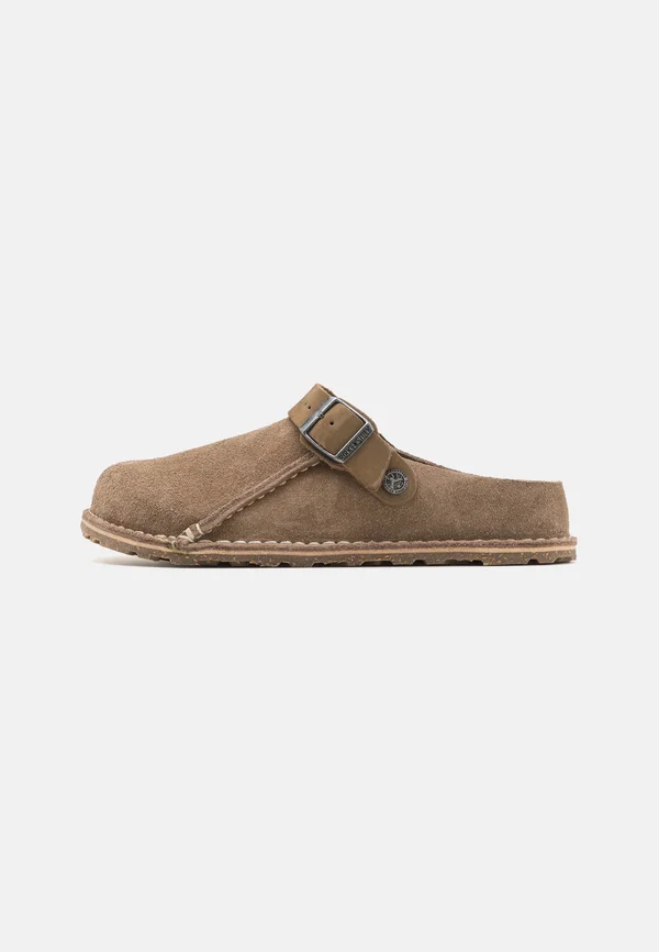 LUTRY PREMIUM REGULAR - Pantolette flach - gray taupe
