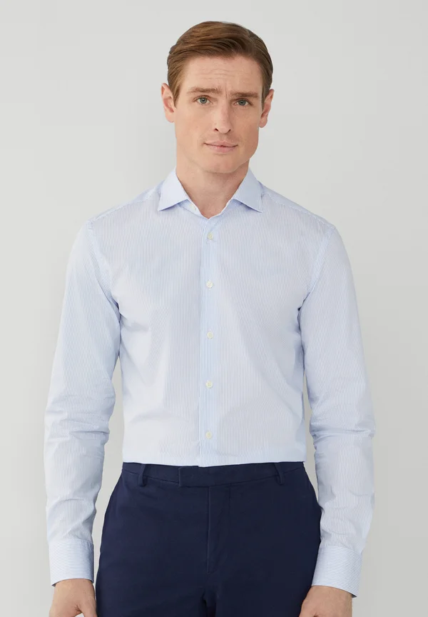 LUXE POP MINI STRIPE - Businesshemd - white blue