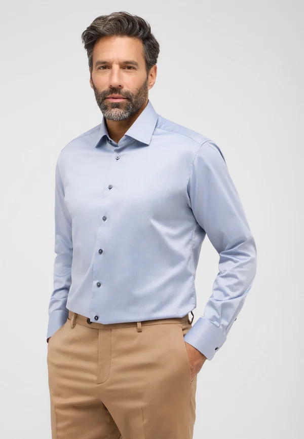 LUXURY MODERN FIT - Businesshemd - blaugrau