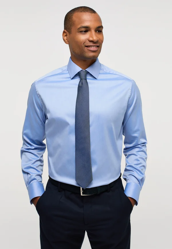LUXURY SHIRT - MODERN FIT - Businesshemd - mittelblau