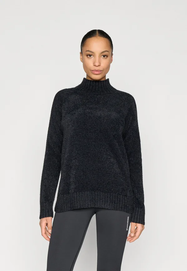 LYKAN CREW - Fleecepullover - true black