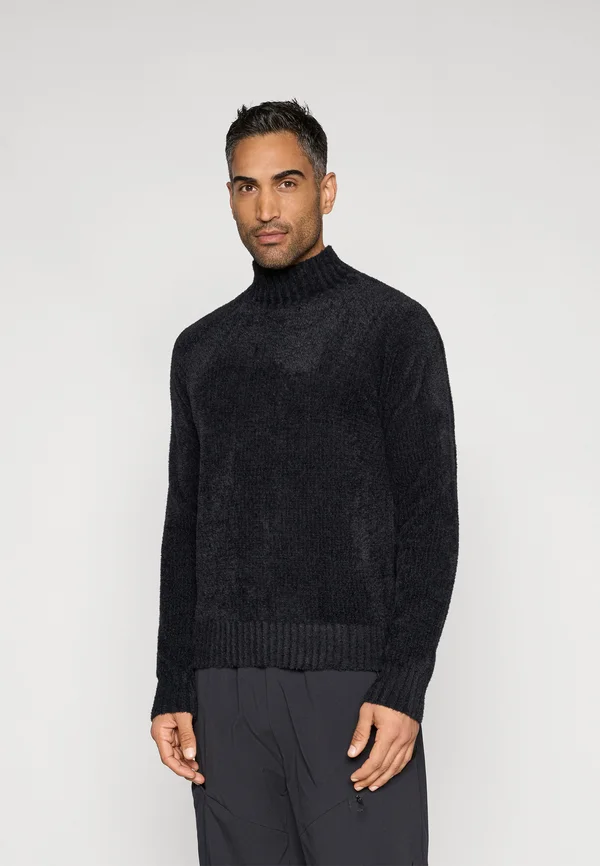 LYKAN CREW - Fleecepullover - true black