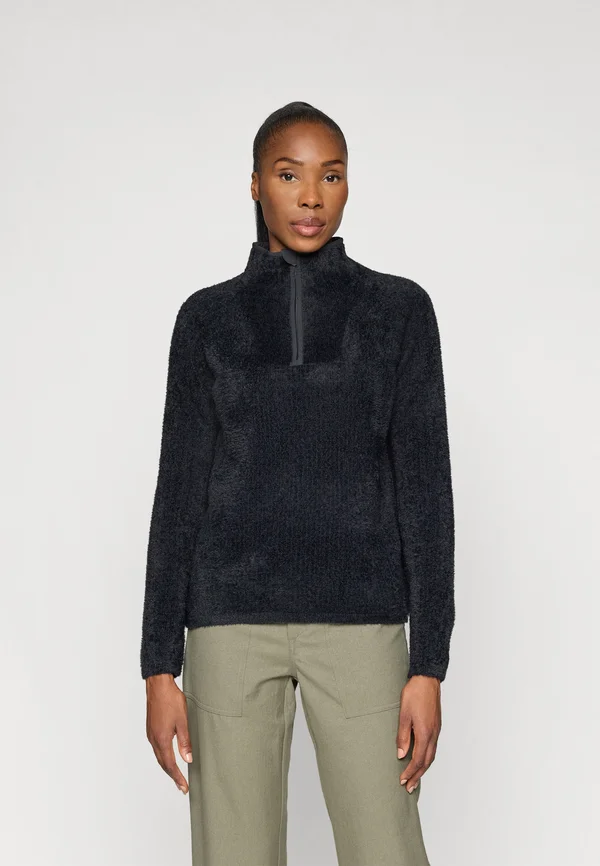 LYKAN HALF ZIP - Fleecepullover - true black