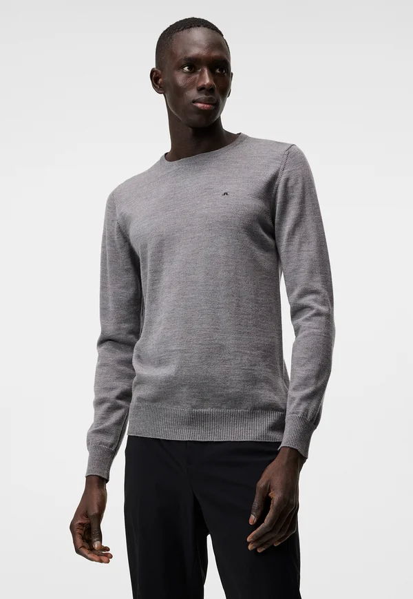 LYLE CREW NECK  - Strickpullover - grey melange